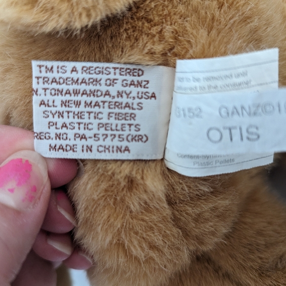 Ganz heritage collection brown bear. 1999. Excellent condition. Handkerchief. - Picture 6 of 6